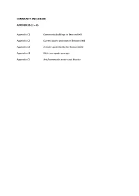 Community Appendices
