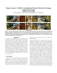 Deep Camera: a Fully Convolutional Neural Network for Image Signal