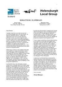 Helensburgh Local Group, Please Contact Morag Window