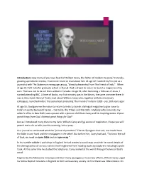 Introduction: How Many of You Have Heard of William Carey, the Father Of