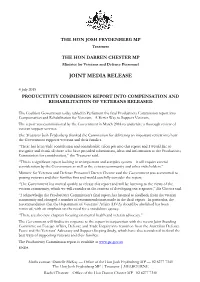 Joint Media Release