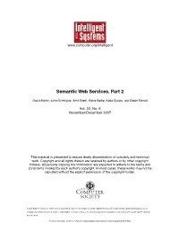 Semantic Web Services, Part 2