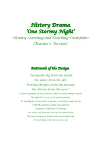 Learning Through History and Drama and Field Studies