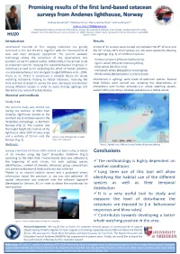 Promising Results of the First Land-Based Cetacean Surveys from Andenes Lighthouse, Norway
