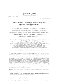 The Sunway Taihulight Supercomputer: System and Applications