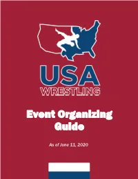USAW National Event Organizing Guide