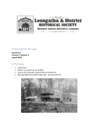 August 2020 Newsletter
