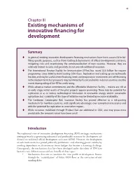 Existing Mechanisms of Innovative Financing for Development