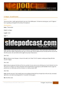 F1 Digest Brazil Preview Intro Vital Statistics Last Year