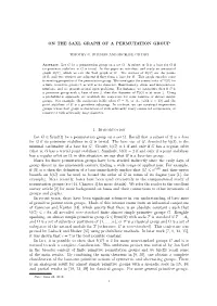 On the Saxl Graph of a Permutation Group