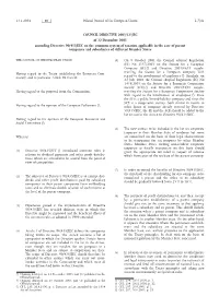 Parent Subsidiary Directive