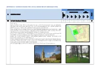 Appendix 8: Evidence Base for Local Green Space Designations