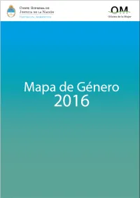 Informe Mapa De Género 2016