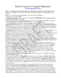 Parish Council of Langton Matravers