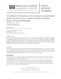 Public Interest Comment