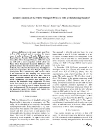 Security Analysis of the Micro Transport Protocol with a Misbehaving Receiver