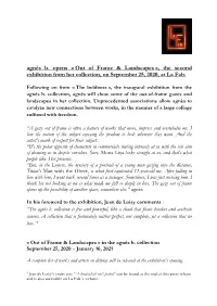 Agnès B. Opens « out of Frame & Landscapes », the Second