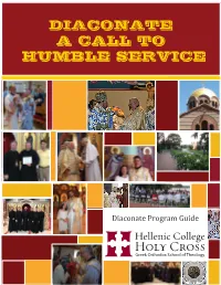 Diaconate a Call to Humble Service