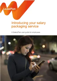 Introducing Your Salary Packaging Service