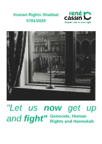 "Let Us Now Get up and Fight"