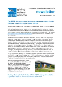 Newsletter August 2019 - No