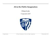 AI in the Public Imagination
