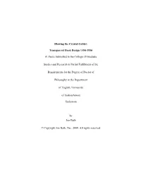 Blowing the Crystal Goblet: Transparent Book Design 1350