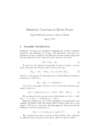 Bolometric Correction for Brown Dwarfs