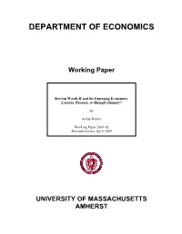 Bretton Woods II and the Emerging Economies: Lazarus, Phoenix, Or Humpty Dumpty?