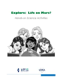 Life on Mars? : Hands-On Science Activities