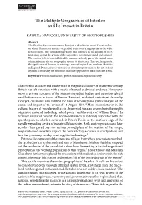 The Multiple Geographies of Peterloo and Its Impact in Britain