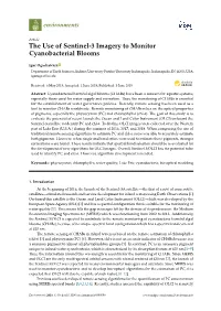 The Use of Sentinel-3 Imagery to Monitor Cyanobacterial Blooms