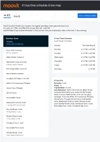 41 Bus Time Schedule & Line Route