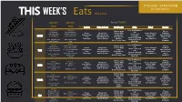 Canteen Menu