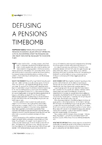 Defusing a Pensions Timebomb