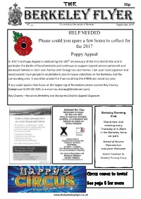 HELP NEEDED Please Could You Spare a Few Hours to Collect for the 2017