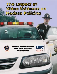 Research and Best Practices from the IACP Study on In-Car Cameras Field Research and Final Development Team