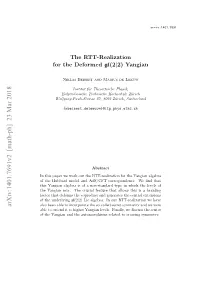 The RTT-Realization for the Deformed Gl(2|2) Yangian
