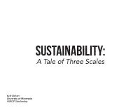 A Tale of Three Scales