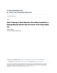 Reconciling Competition in Majority-Minority Districts with the Promise of the Voting Rights Act