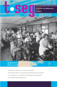 Special Issue: 'Het Androcentrisme Voorbij?'