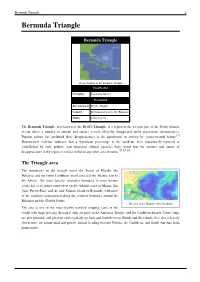 Bermuda Triangle 1 Bermuda Triangle