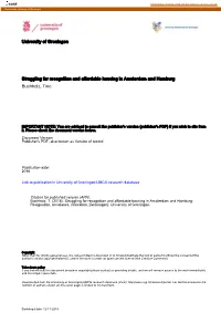 University of Groningen Struggling for Recognition and Affordable Housing