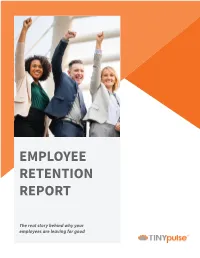2018 Employee Retention Report Introduction 3 Introduction