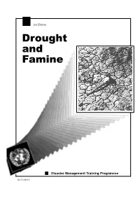 Drought and Famine