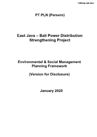 East Java – Bali Power Distribution Strengthening Project