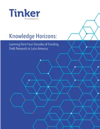 Knowledge Horizons