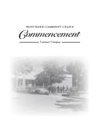 Larimer Campus Commencement 2019-2020