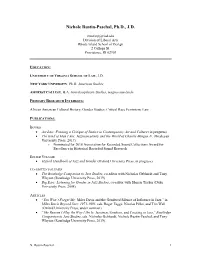 Nichole Rustin's CV