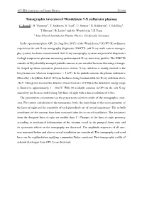Tomographic Inversion of Wendelstein 7-X Stellarator Plasmas